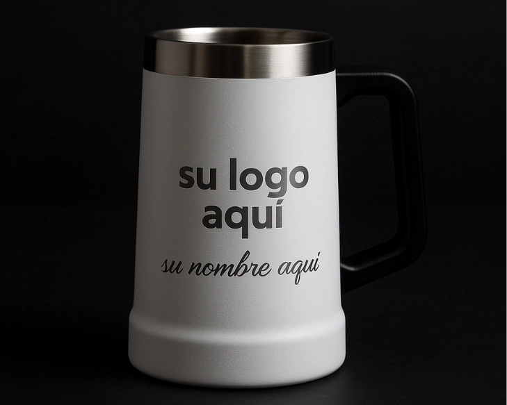 Chopera térmica personalizada con logo de empresa